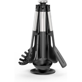 Набір кухонних аксесуарів Joseph Joseph Elevate 5 шт. з силікону, BPA-free, антипригарне покриття, нержавіюча сталь