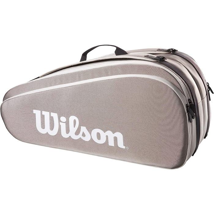 Тенісна сумка Wilson для 6 ракеток сіра