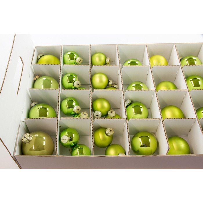 Коробка для новорічних кулі - 61 літр (прозора)