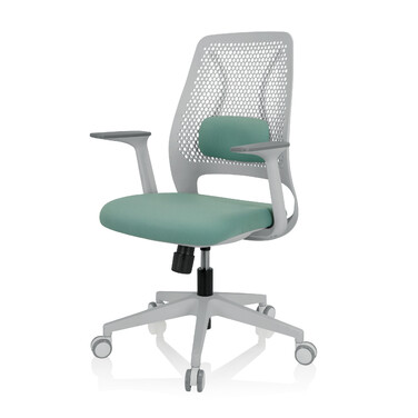 Офісне крісло PARFERIO W з тканини м'ятно-зеленого кольору hjh OFFICE