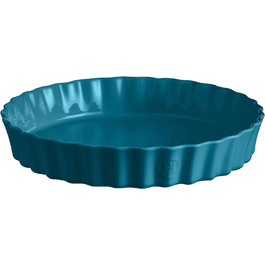 Кругла форма для торта 32 см, середземноморська блакитна Emile Henry