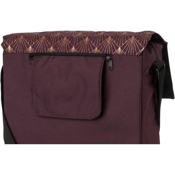 FAST RIDER Fastrider Nara Single Pannier Trend (Deco Aubergine), FAST RIDER Fastrider Nara Single Pannier Trend (Deco Aubergine)