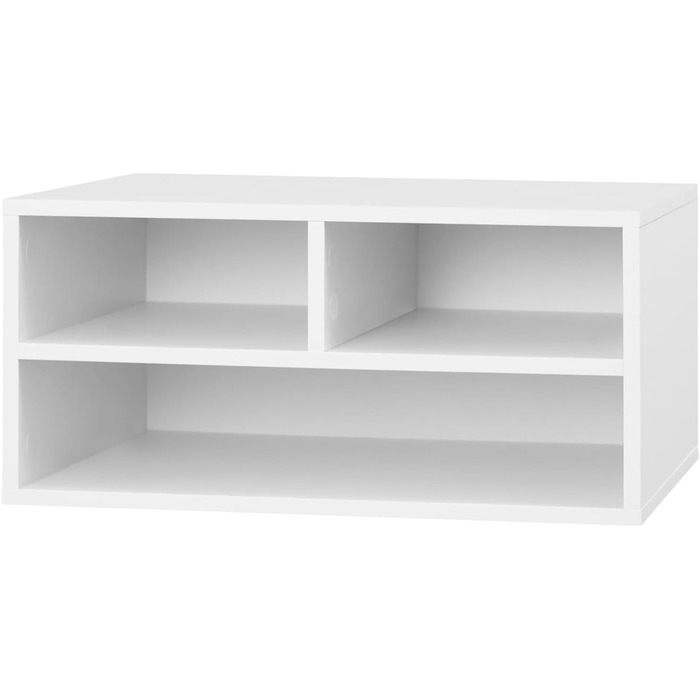 Стійка для принтера WOLTU з 3 ящиками, 47x22,5x40 см, білий колір, ASK15ws