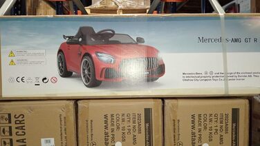 Дитячий електромобіль ATAA Mercedes GTR Mini з акумулятором 12V, зелений
