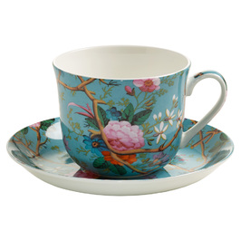 Чашка для чаю з блюдцем Maxwell & Williams Victorian Garden KILBURN, фарфор, 17,5 х 17,5 х 9 см, 480 м