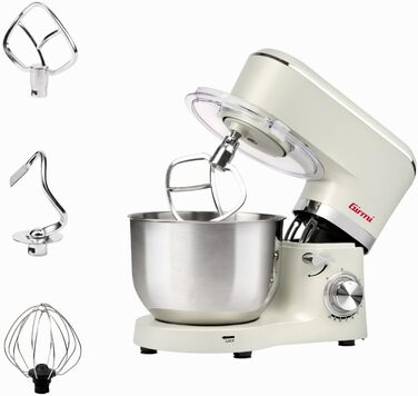 Міксер Girmi IM47 з нержавіючої сталі, 1500 Вт, 6 л, 10 швидкостей, для тіста до 2.4 кг