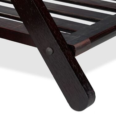 Підставка для валізи Relaxdays, складана, темно-коричнева