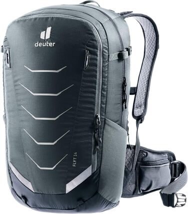 Чоловічий велосипедний рюкзак deuter Flyt 14 із протектором () 14 довгих графітово-чорних