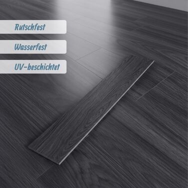 Вініловий підлоговий декор Relaxdays з самоклеючою основою та дизайном під дерево