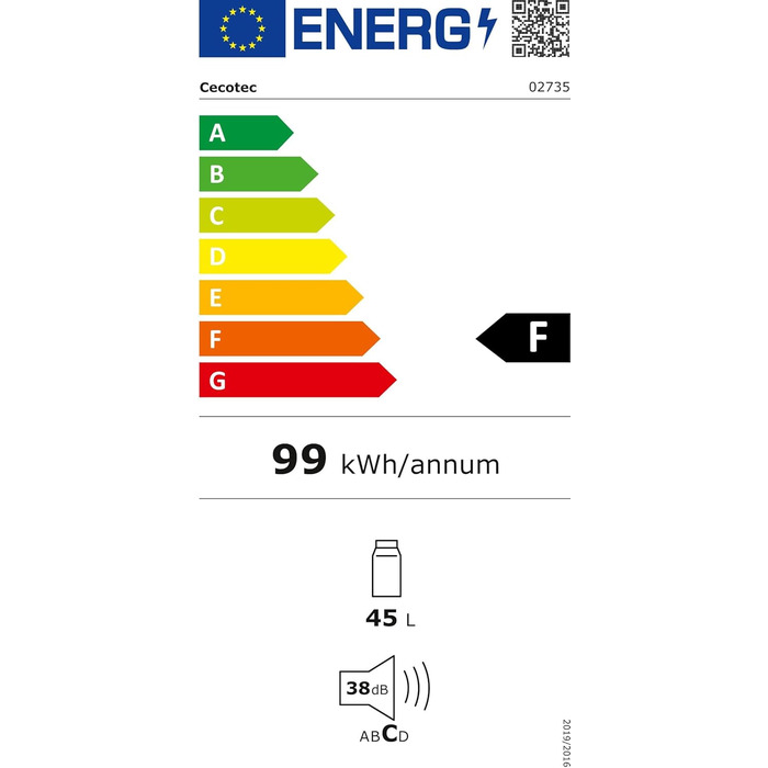 Міні-холодильник Cecotec Bolero CoolMarket TT Origin 45 л ретро, морозильна камера, LED, хромована ручка, зелений