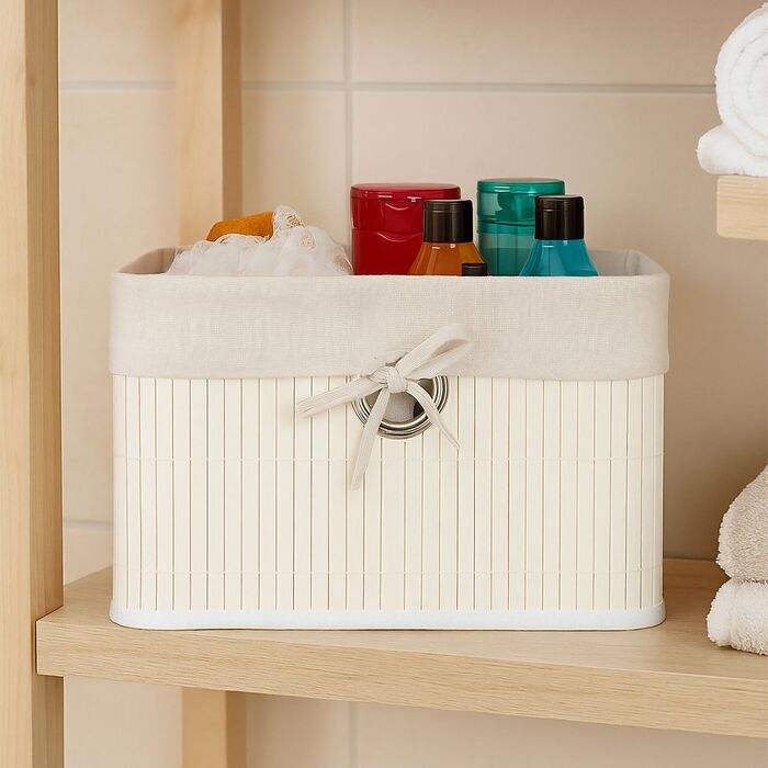 Набір кошиків для зберігання Relaxdays з бамбука