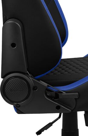 Ігрове крісло Aerocool GR, ергономічне, регульовані подушки, AeroWeave, Blue CROWN