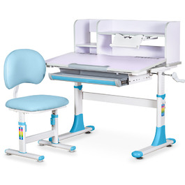 Комплект меблів Evo-kids (стіл+стілець+полиця) BD-22 BL