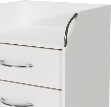 Роликовий контейнер Vicco Gwendolyn, білий, 40 x 36 см, з 4 висувними ящиками