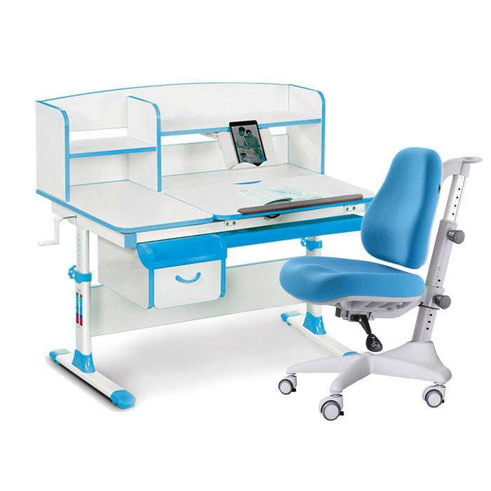 Комплект Evo-kids Evo 50 BL Blue (арт. Evo-50 BL + крісло Y-528 KBL)