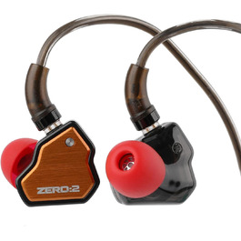 Гц x Crinacle Zero 2 IEM, 10 мм драйвер, дротовий, ігровий, кабель OFC, помаранчевий, 7