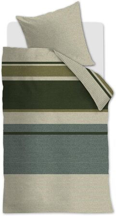 Комплект постільної білизни Beddinghouse Renforc Raya Colour Green Розмір 155 х 220 см 1 шт. 80 х 80 см