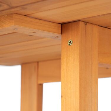 Стіл-трансформер прямокутний дерев'яний Relaxdays