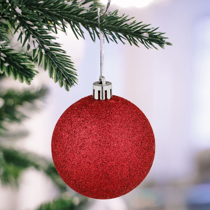 Набір новорічних кулічок Relaxdays (72 шт.)