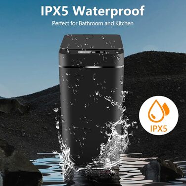 Набір відер для сміття автоматичний 12л 2шт Mavista Sensor - для кухні, ванної кімнати, офісу, гігієнічний, герметичний, сучасний дизайн