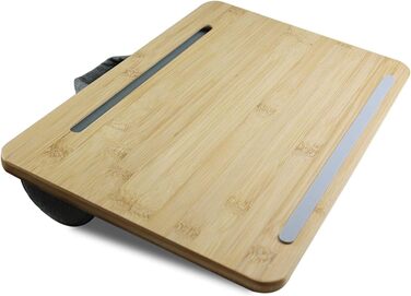 Підставка для ноутбука PEPE Mobility з подушкою, підставка для колін, бамбукова підставка для ноутбука та планшета, до 17 дюймів