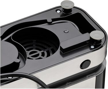 Кавомолка WMF Lumero: 1400 Вт, 15 bar, для еспресо та паді, з капучинатором, нержавіюча сталь матова