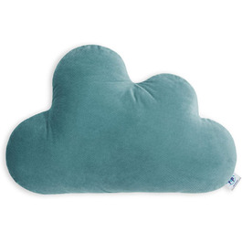 Дитяча подушка Хмаринки 35х55см - Пухнаста, зшита вручну, не містить алергенів
