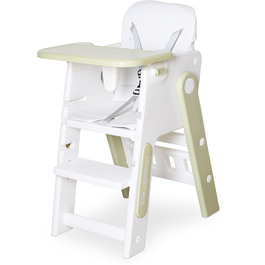 Стільчик для годування Mealux Feedo White/Green (арт. KD-F033 White/Green)