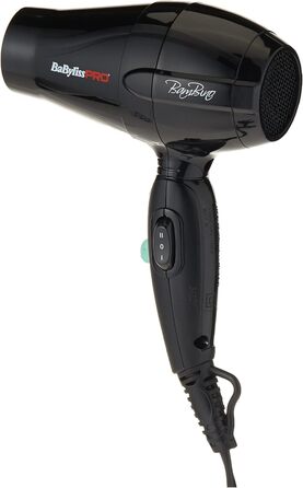 Туристичний фен Babyliss Pro BAB5510E Bambino, чорний