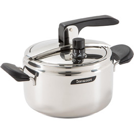 Каструля-скороварка Barazzoni Rapid, 18 см, 3.5 л, з нержавіючої сталі, Італія