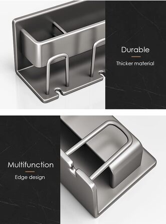 Тримач для зубних щіток у ванній кімнаті, 4 чашки, настінний без свердління, велика місткість, 4 слоти