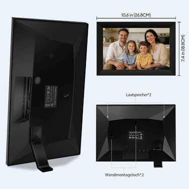 Цифрова фоторамка Frameo 10.1