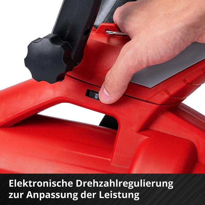 Einhell GE-CL 36 Li E-Solo Акумуляторний пилосос-повітродувка Power X-Change (2x18V, 210 км/год, безщітковий мотор, 45л мішок, ремінь, без акумулятора та зарядного пристрою)