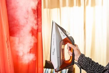 Праска з пароутворенням Solac CVG9511 - праска з керамічним покриттям, 2800 Вт, чорний, помаранчевий, білий