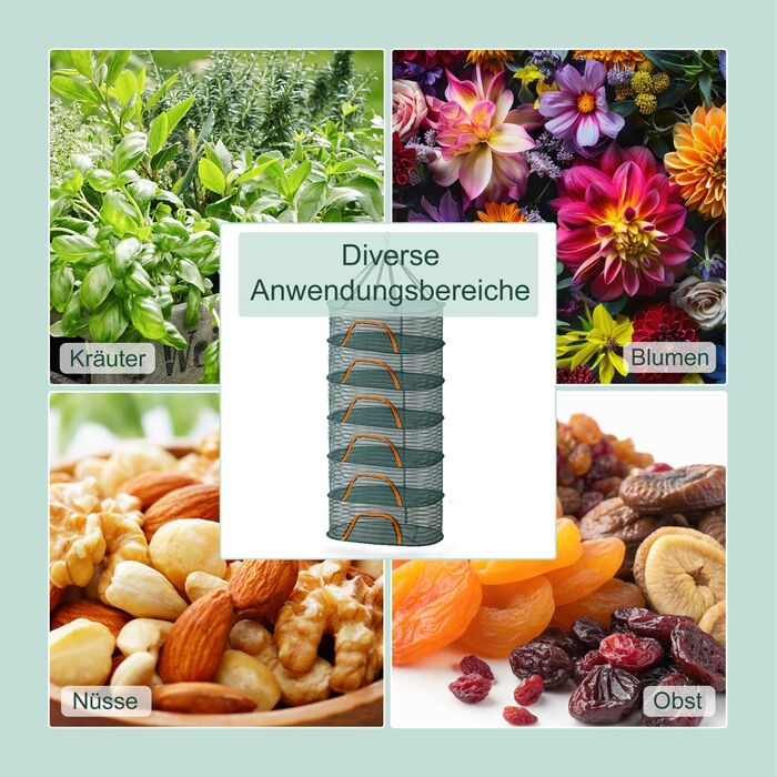 Relaxdays Складане сушильне мереживо овальної форми