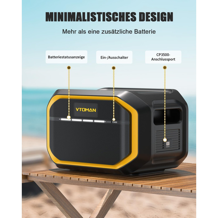 Портативна електростанція VTOMAN FlashSpeed 1500 EB: 1548Wh, 3000W (пік), LFP, для кемпінгу та надзвичайних ситуацій