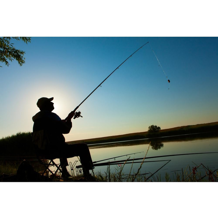 Складне крісло для риболовлі TRIZAND Крісло для кемпінгу з підлокітниками та підстаканником до 100 кг Складне з сумкою для перенесення Чорний/Сірий/Зелений 23675, Колір Чорний