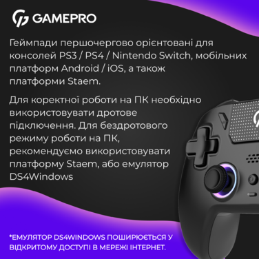 Бездротовий геймпад GamePro GPS13B