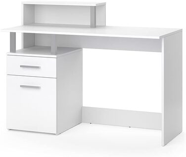 Письмовий стіл Vicco, білий, 119,7 x 66 см