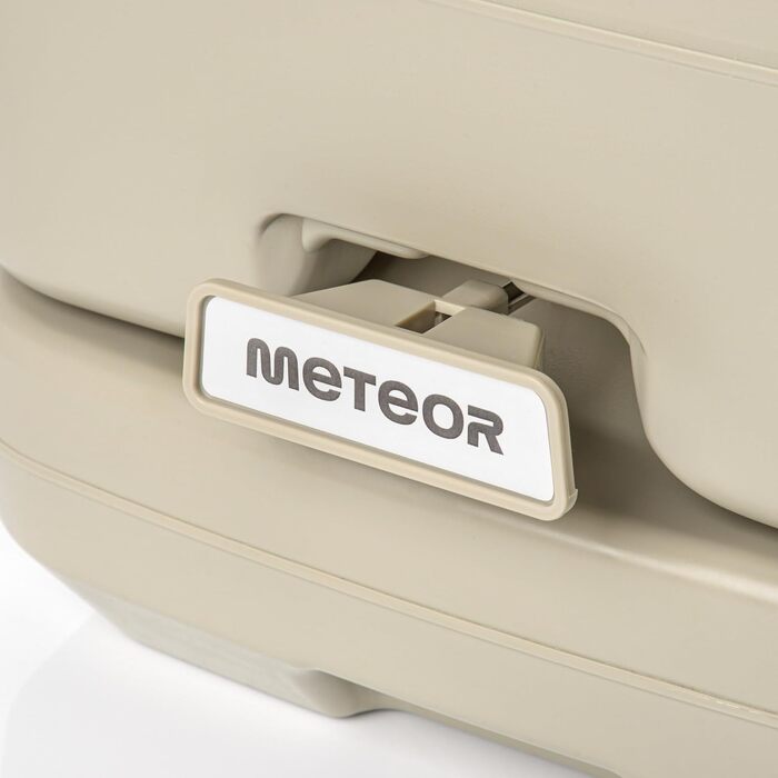 Мобільний туалет для кемпінгу Meteor 20+12L з баком для змивання. Портативний туалет для подорожей, кемпінгу та відпочинку на природі. Витримує до 200 кг.