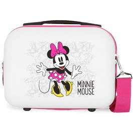 Каркасна сумка для дівчат Disney 29х21х15 см біло-рожева