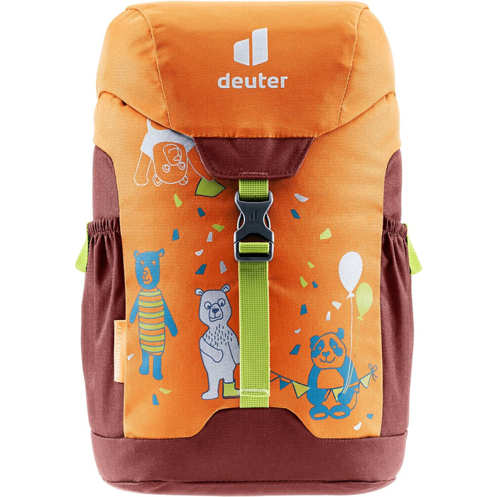 Дитячий рюкзак Deuter Cuddly Bear (8 л) лімітована серія з ведмедиком Тедді (мандарин-секвоя)