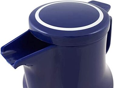 Термос Helios Thermoboy 0,6 л з кришкою-кляпом, синій, для миття в посудомийній машині