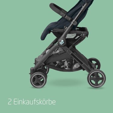 Дитяча коляска Maxi-Cosi Lara2 Essential Graphite, 0-4 роки, до 22 кг, легка та компактна, 3 положення для сну, включаючи повністю горизонтальне, складна, з ременем безпеки