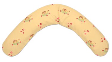 Подушка для вагітних та годування Theraline Dodo з наповнювачем-перлинами та чохлом, 170 см