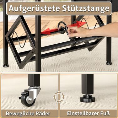 Стійка для зберігання вінілових платівок EKNITEY - 80 платівок, ретро, сталь та дерево, з мішком для організації, для програвачів