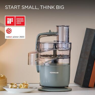 Кухонний комбайн Kenwood MultiPro Go FDP22.130GY, 650 Вт, 1,3 л, Кольори: блакитний та сірий