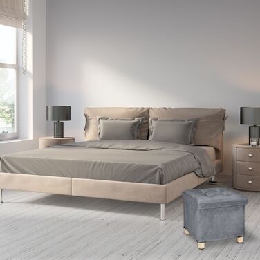 Зручний пуф Relaxdays з підспівателем