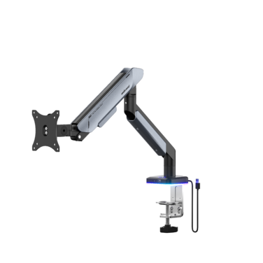 Настільне кріплення для монітора Anda Seat Stealth Pro II RGB 17’’-42’’ Titanium
