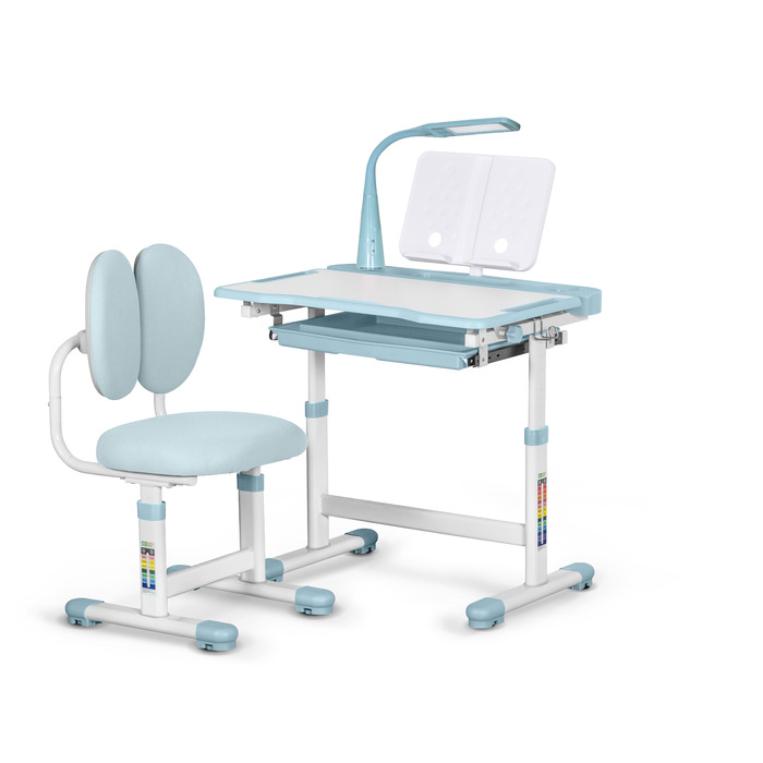 Комплект меблів Evo-Kids (стіл+стілець+полиця+лампа) BD-20 BL